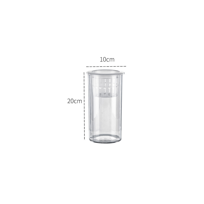 Living Room Micro Landscape Desktop Ecological Pot Transparent Plastic Creative Decoration Fish Tank photo 5