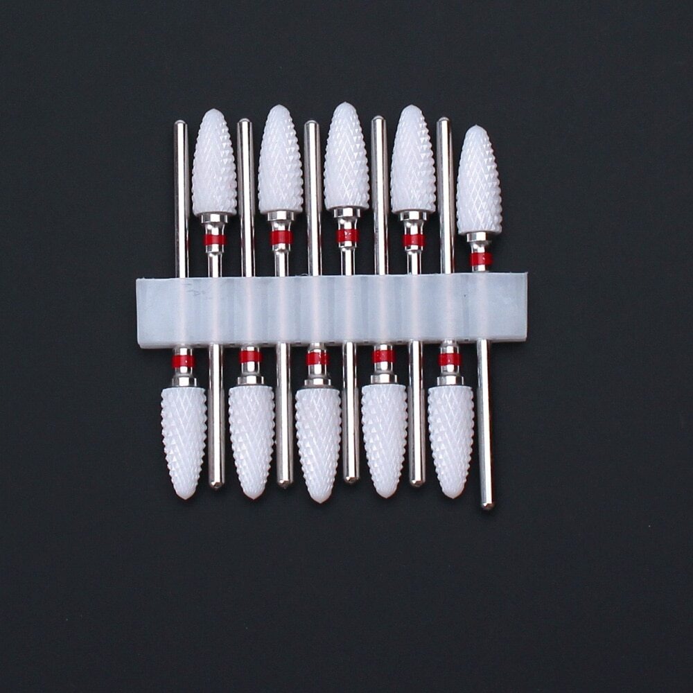 10-Piece Ceramic Nail Drill Bit Tool Set photo 3