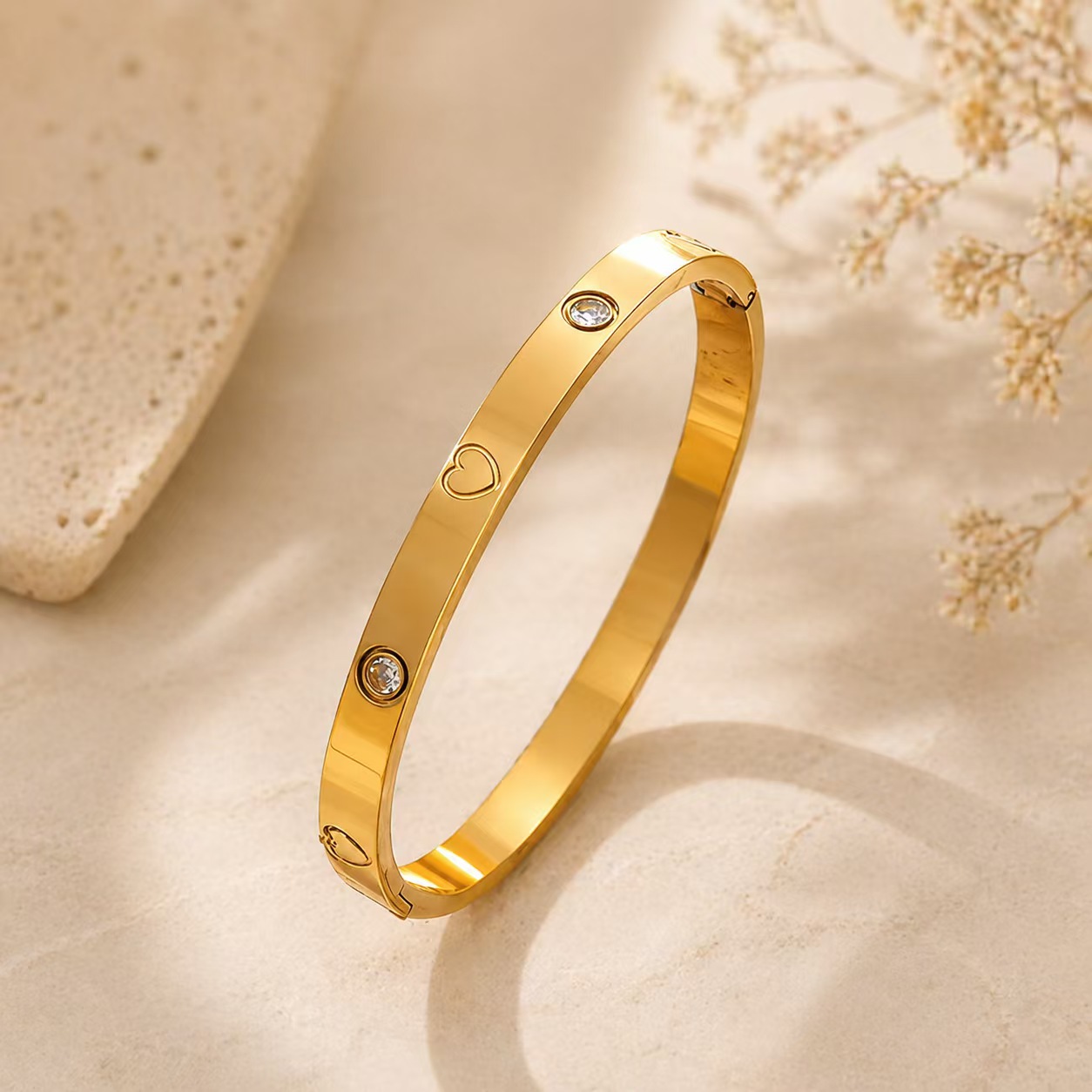 Love-Filled Star Stainless Steel Bracelet photo 5