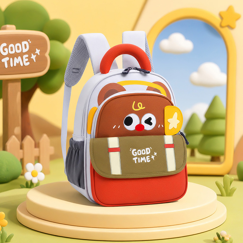 Little Bear Childrens Backpack Lightweight Kindergarten School Bag photo 8