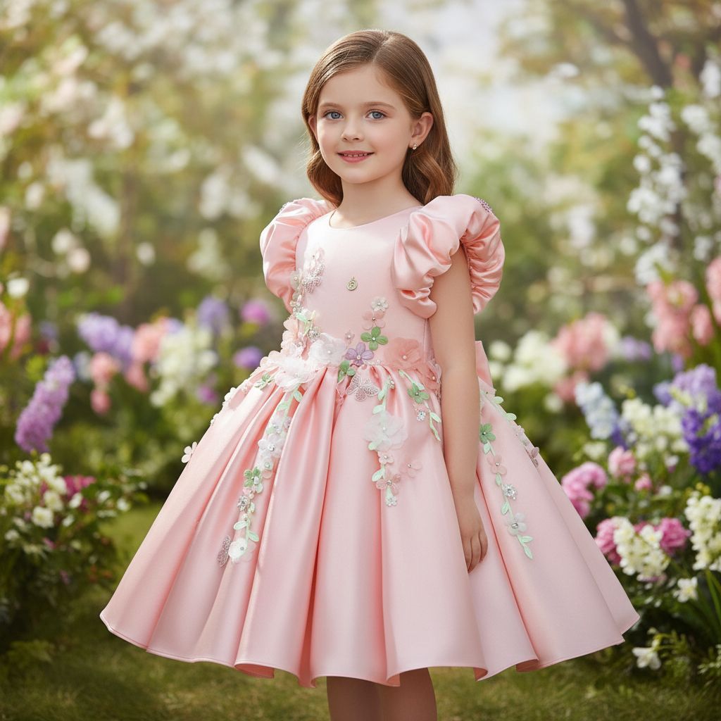 Floral Princess Puffy Skirt photo 1