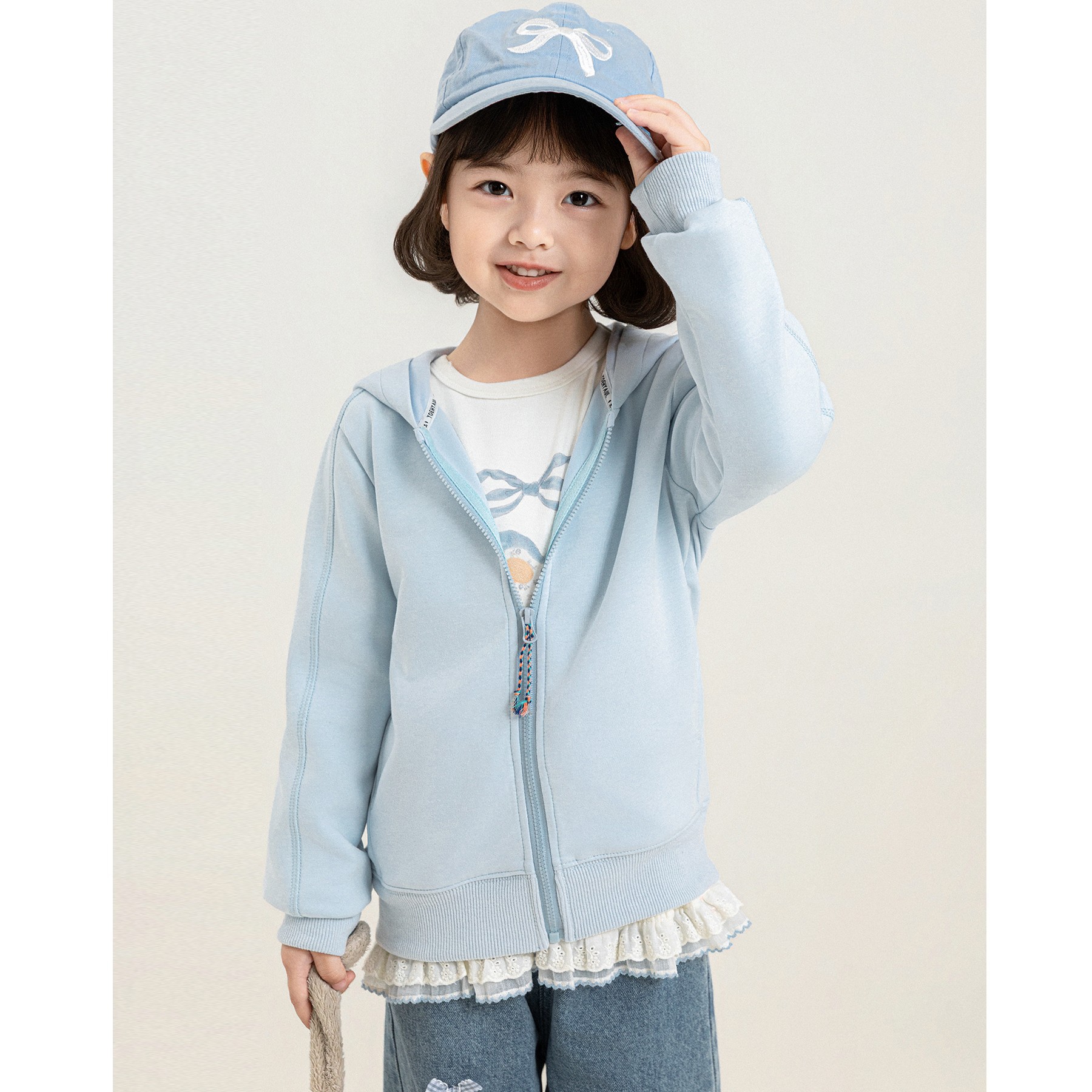 Multicolor Zip-up Sweatshirt Autumn Children's Sportswear photo 3