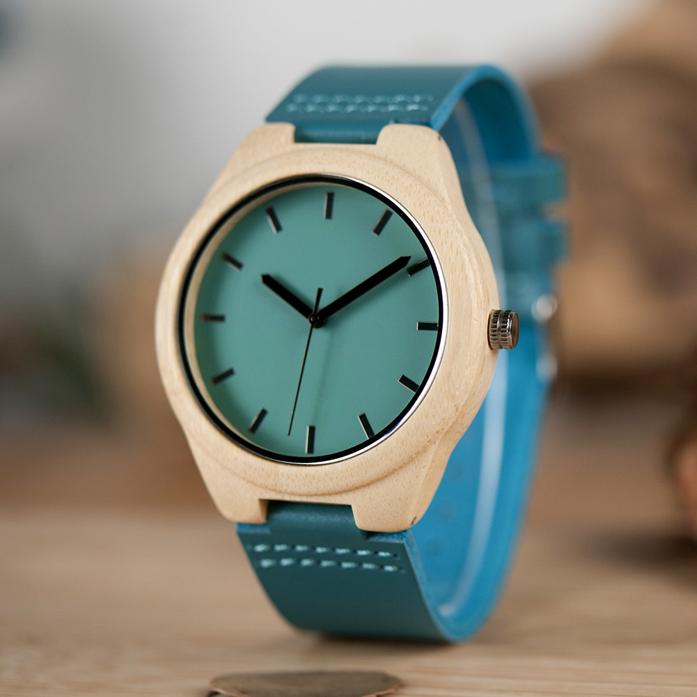 F20 Classic Wooden Analog Quartz Watch photo 1
