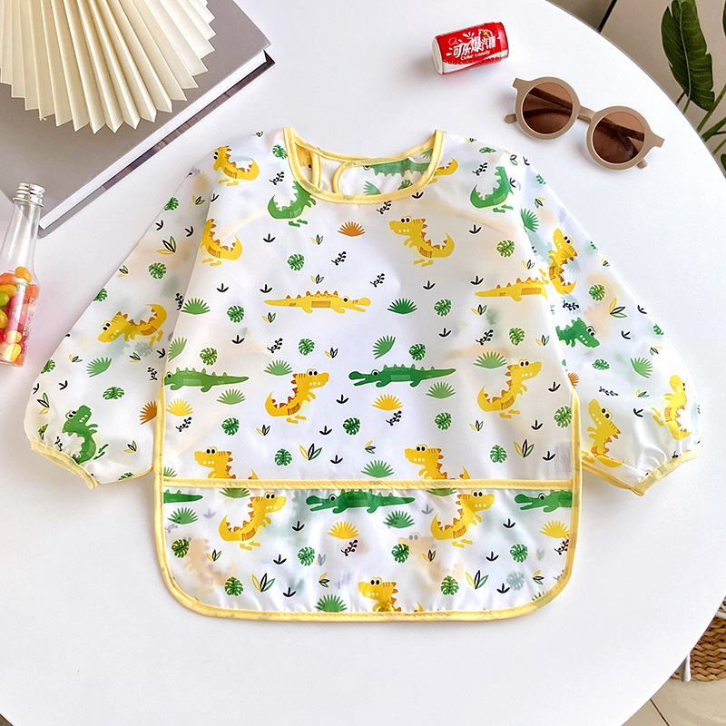 Baby Feeding Bib, Newborn Waterproof Cover Bib photo 7