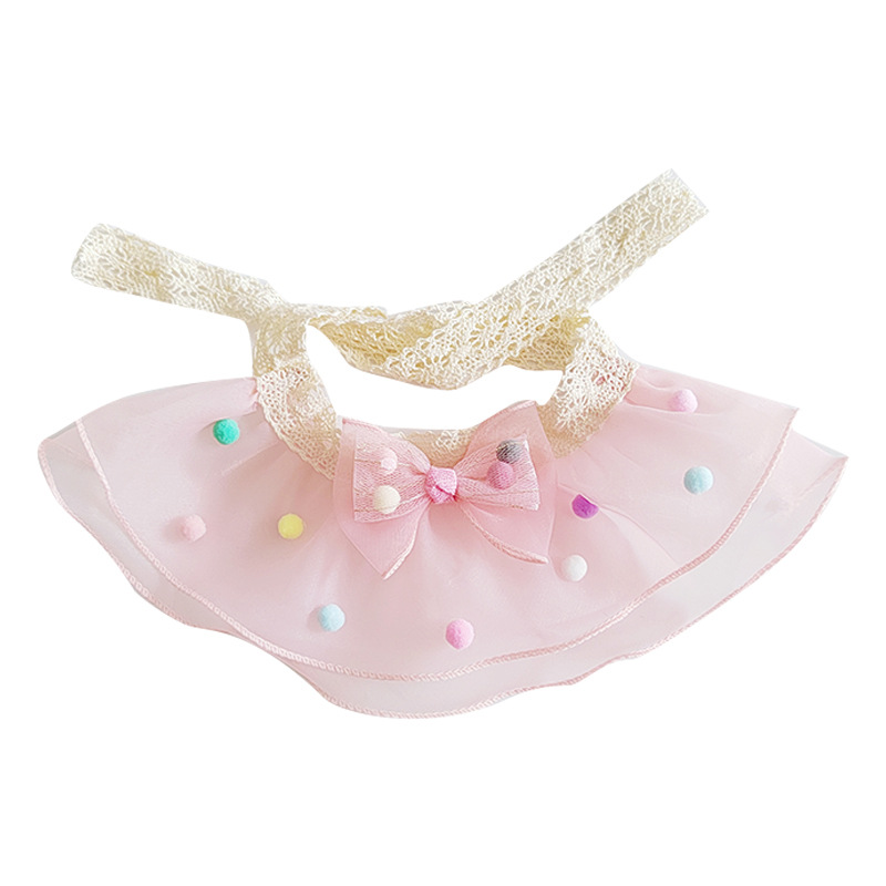 Cat Collar Bow Summer Decoration Dog Scarf Lace Pet Accessories photo 2