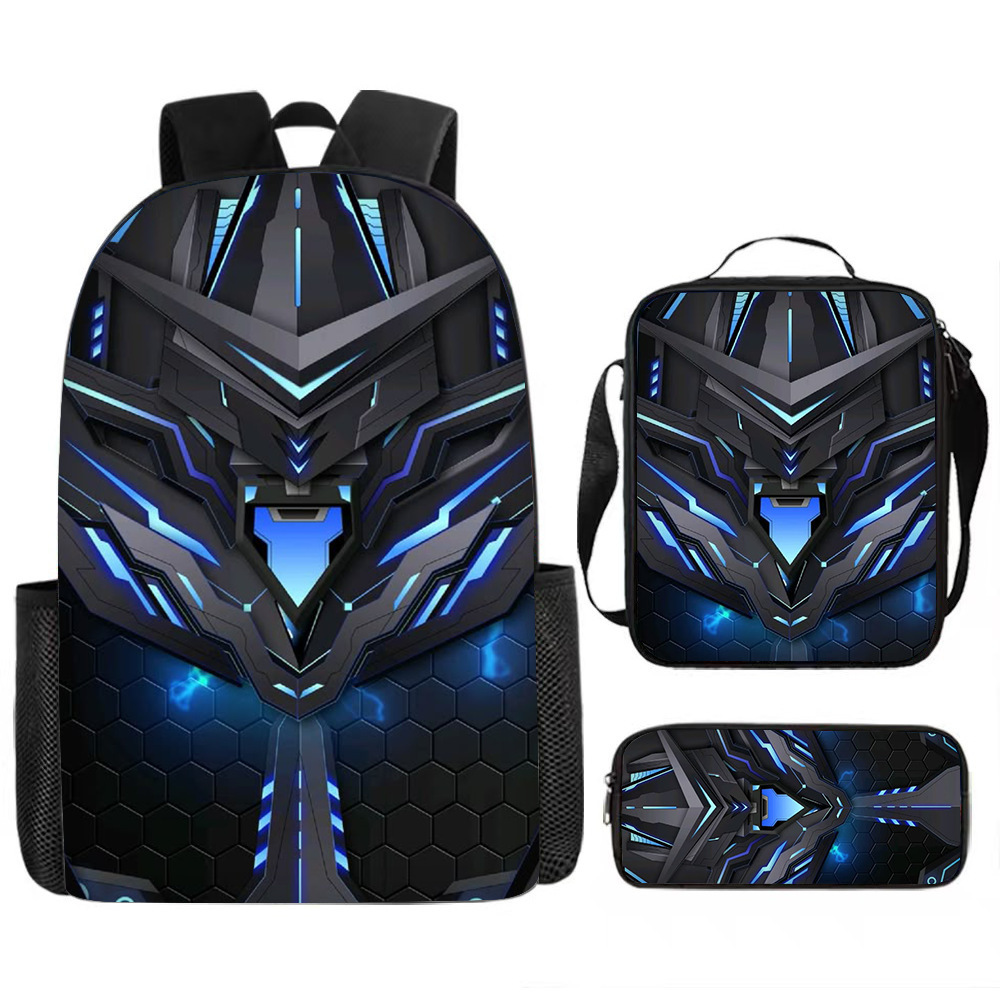 Mechanical-style Backpack With Large-capacity Storage And Dual Shoulder Straps photo 3