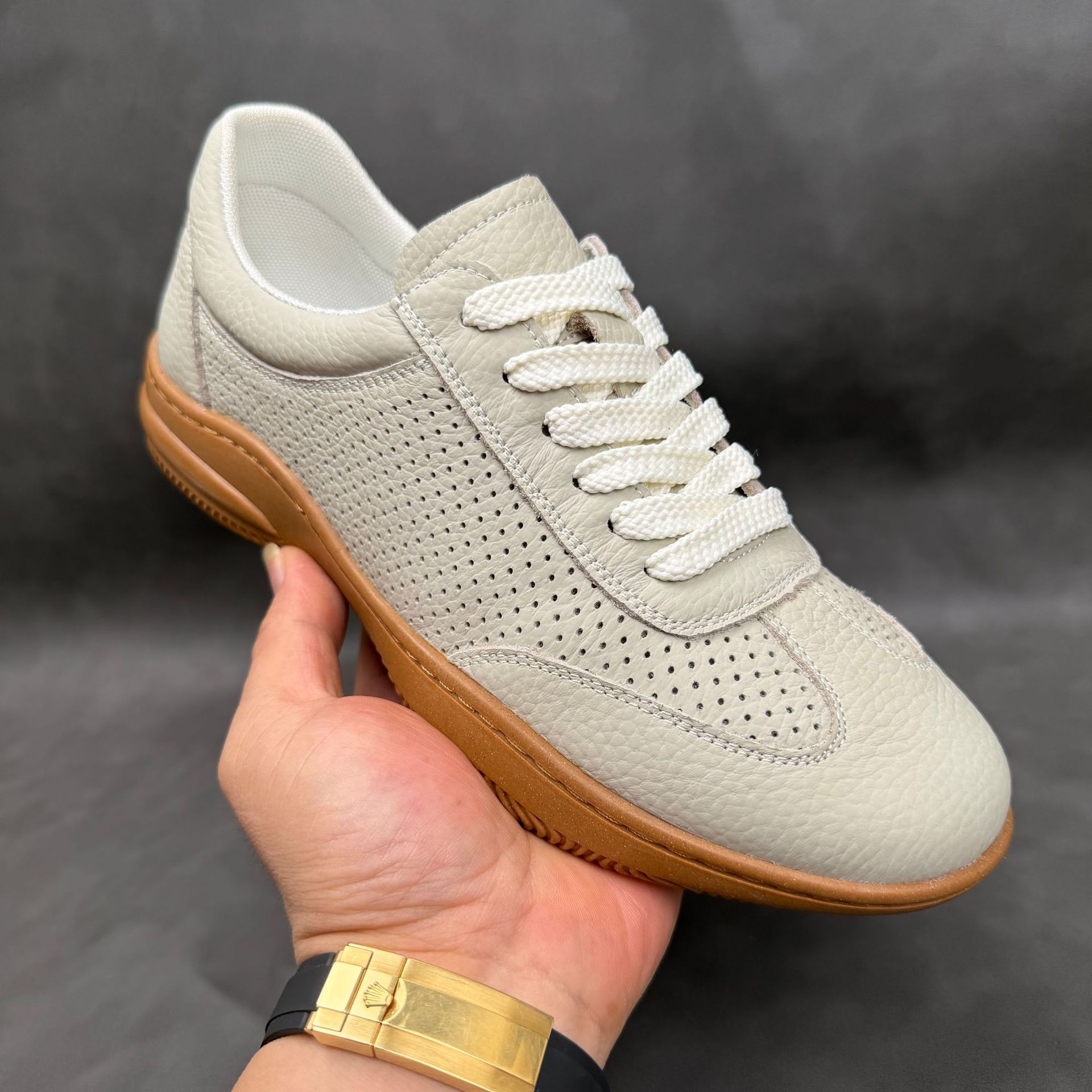 Mens Casual Leather Shoes Breathable Genuine Leather Shoes For Men photo 8