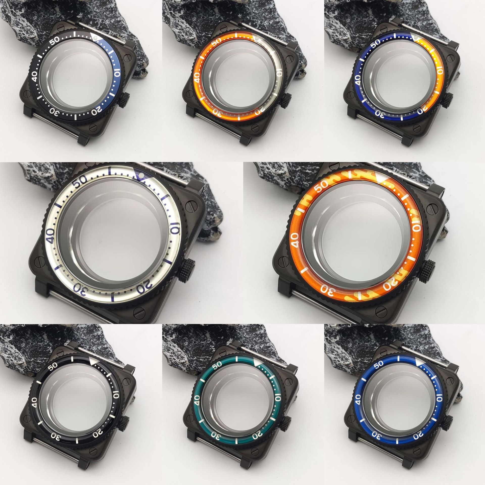 Modified Parts Square Base Watch Case photo 1