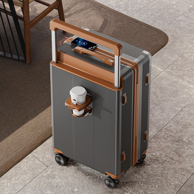 Wide-handle Suitcase Travel Case Luggage With Omnidirectional Silent Wheels And A Combination Lock photo 4