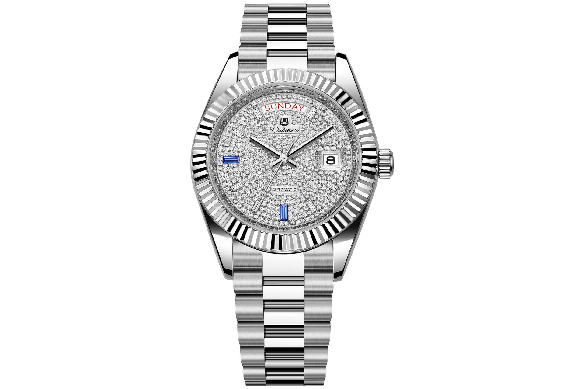 Dual-calendar Automatic Mechanical Mens Watch photo 7