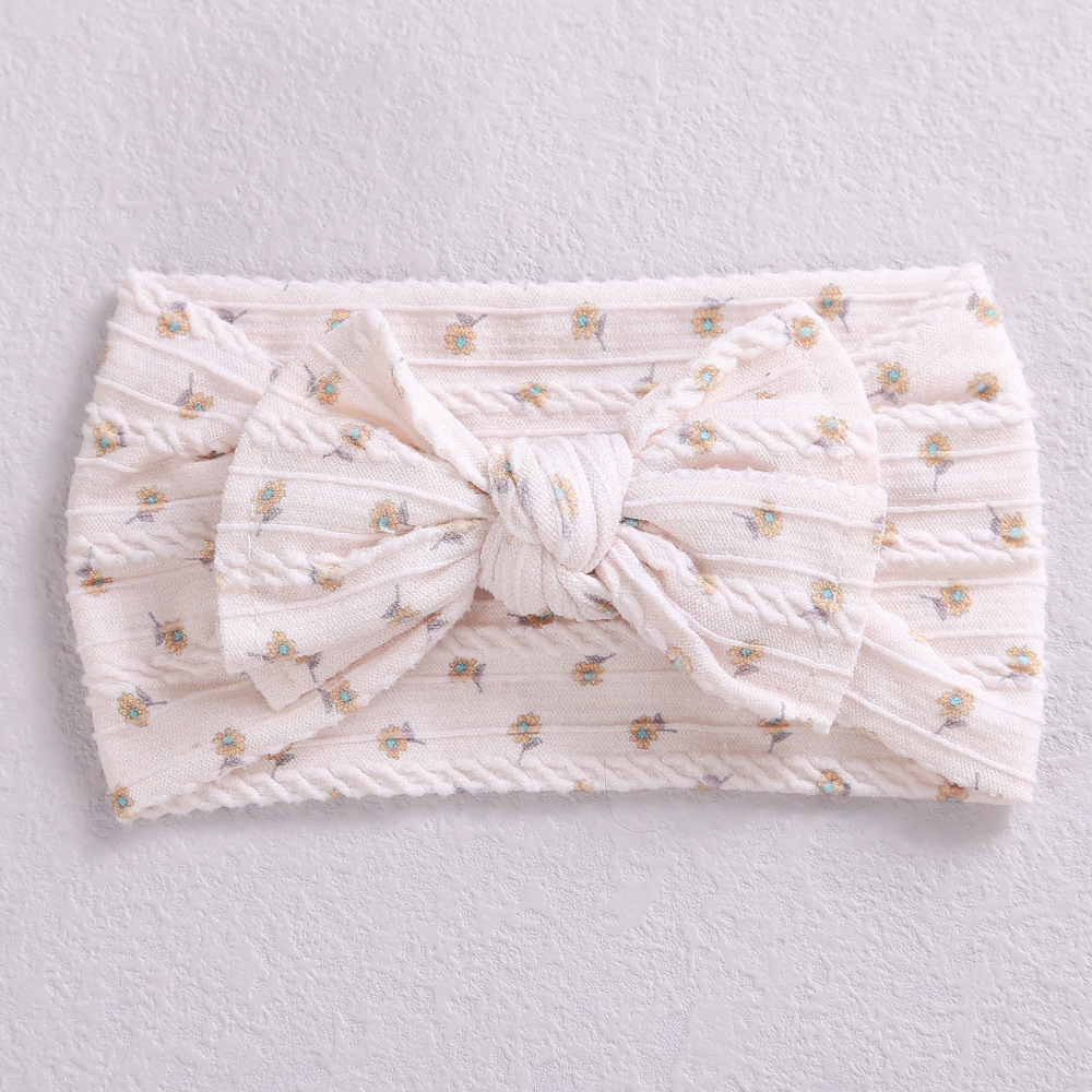 Wide-brimmed Jacquard Nylon New-style Childrens Headband photo 8