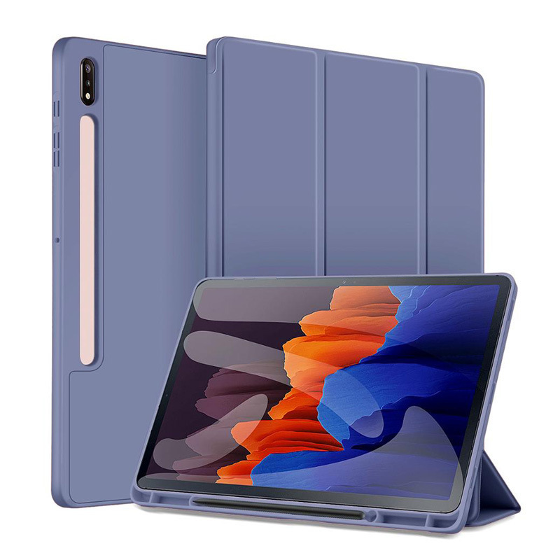 Minimalist Solid Color S8S9 Tablet Case With Pen Slot photo 5