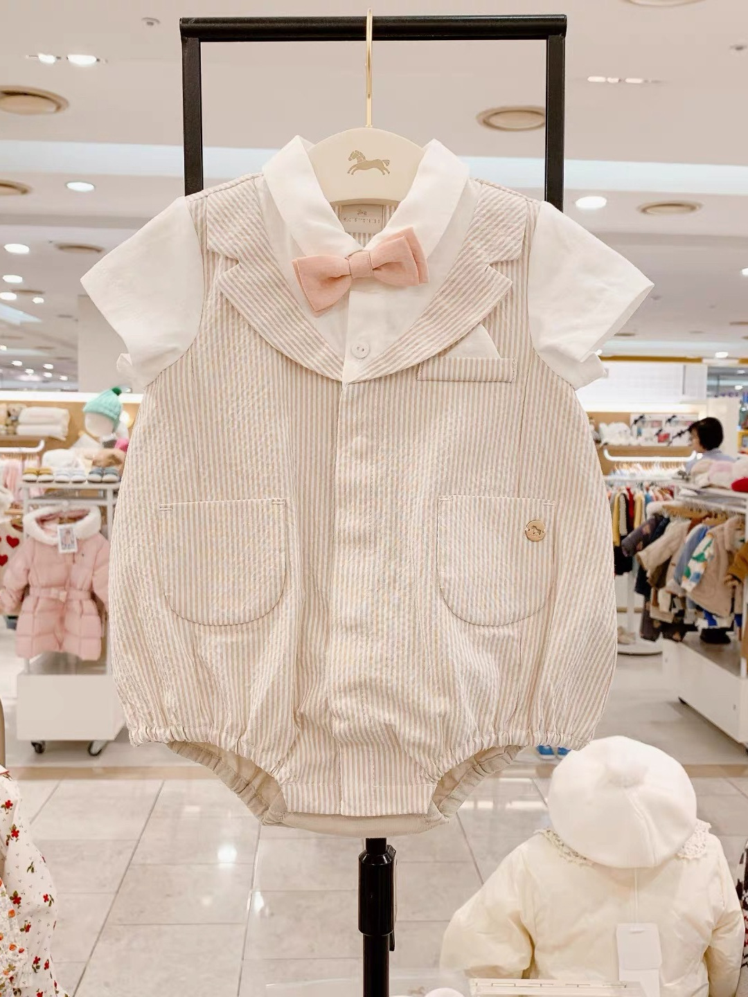New Arrival Cute Bow-tie Romper For Boys photo 6