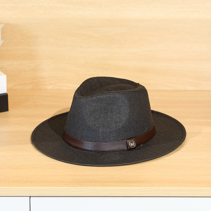 British-style Straw Sun Hat For Men Perfect For The Beach photo 8