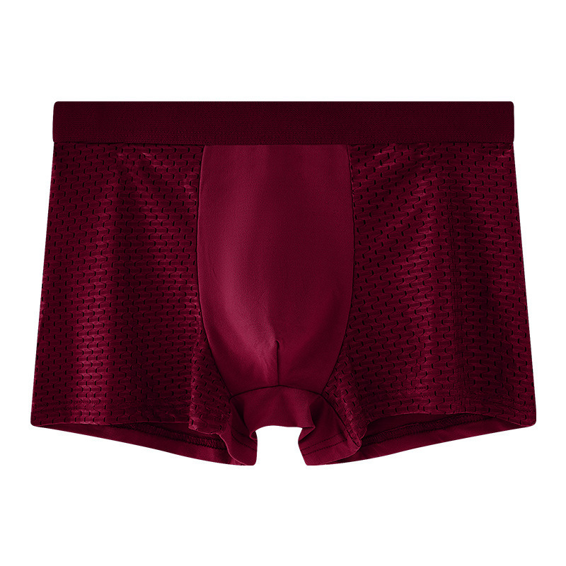 Fashionable Ice-silk Mesh Breathable Boxer Briefs photo 5