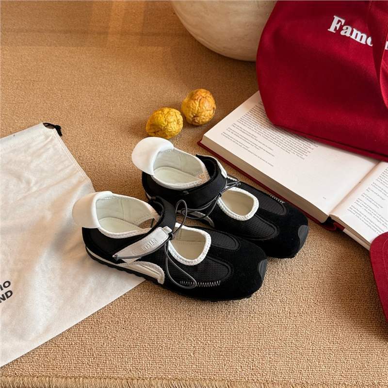 Fashionable Quirky Cute Sporty Functional Mary Jane Sandalsversatile Ballet Flats photo 1