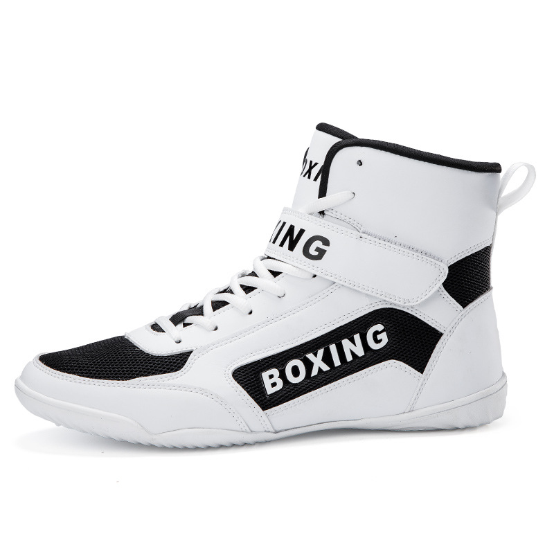 High-top Anti-slip Drop-resistant Wear-resistant Wrestling Shoes photo 3