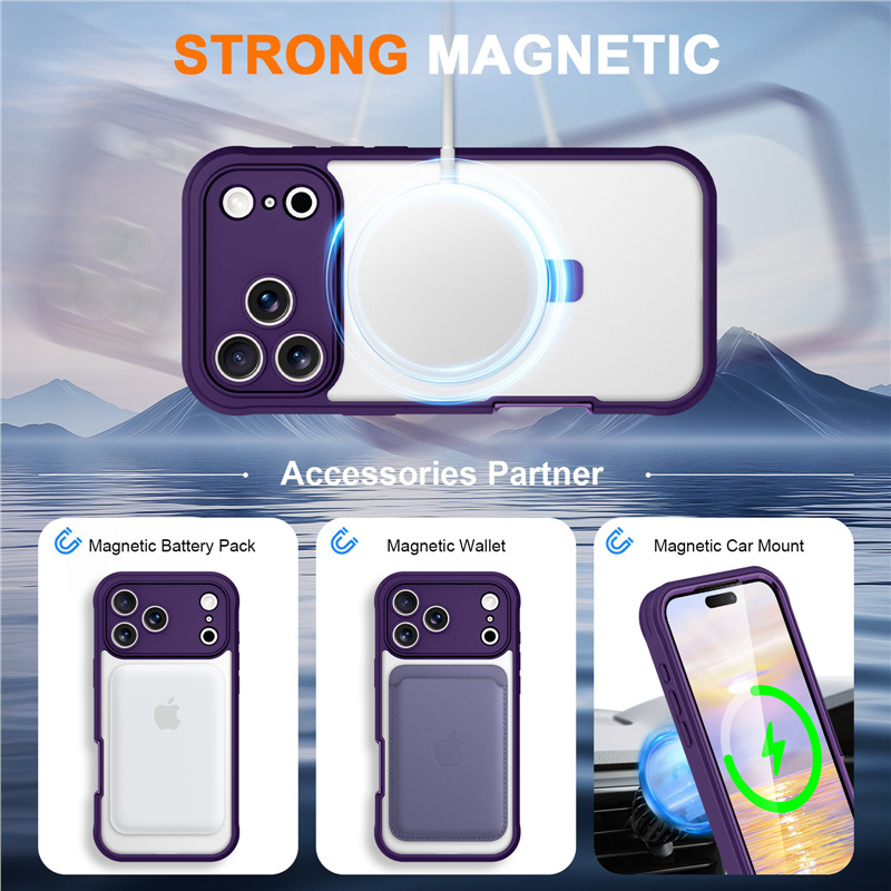 All Inclusive Bracket Magnetic Drop Proof Case For Phones photo 5