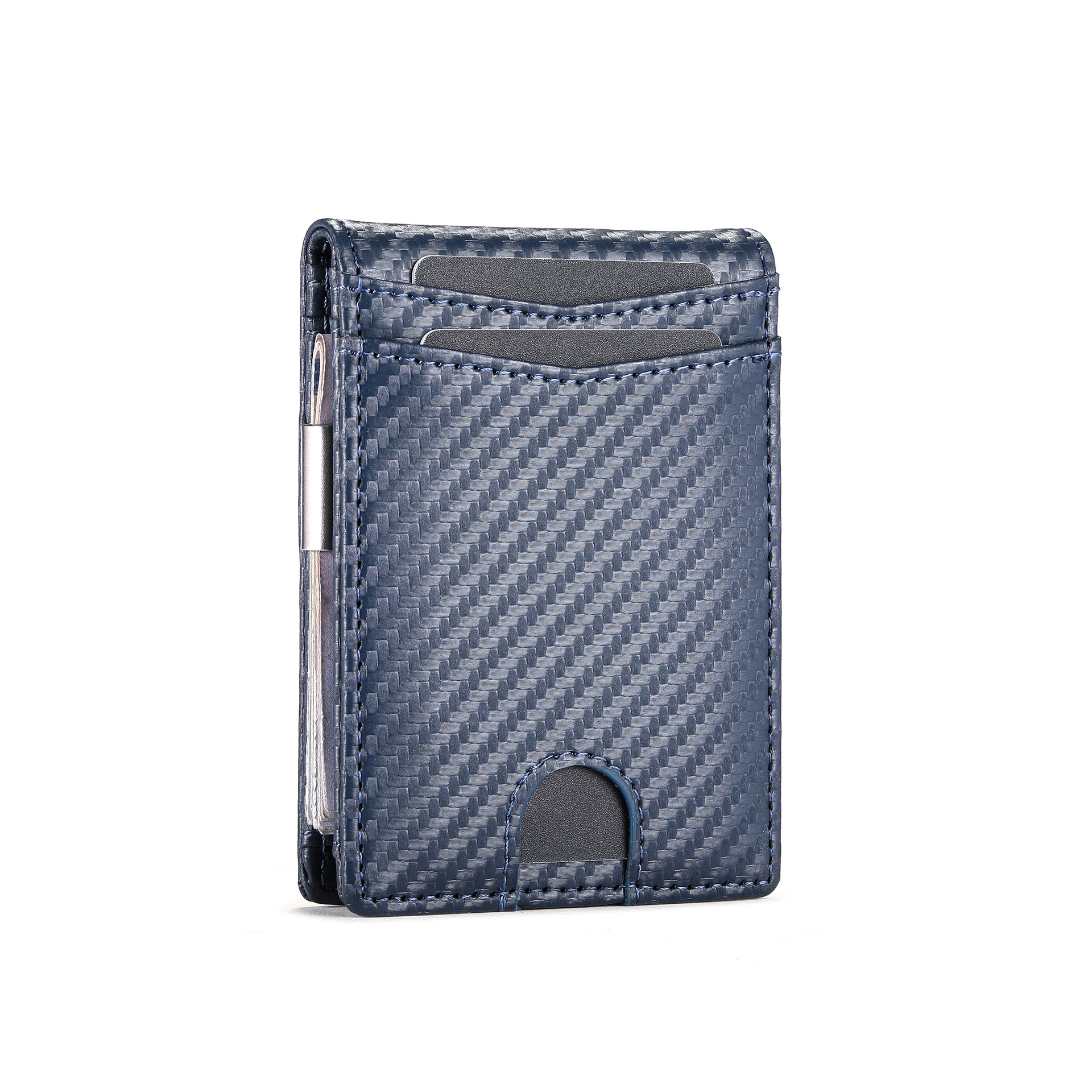 Card Holder For Men Automatic Pop-up Card RFID-blocking Aluminum Card Case photo 5
