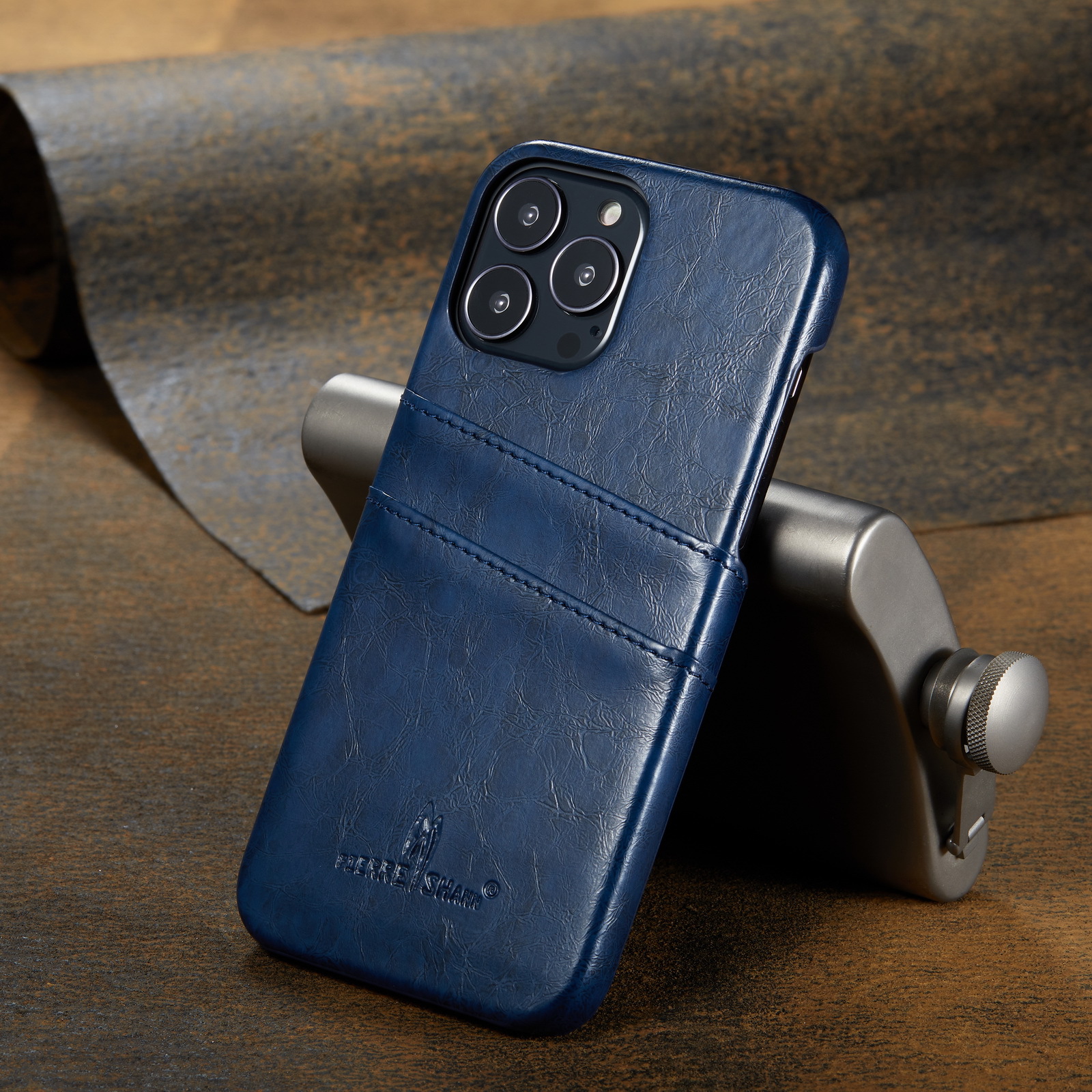 Suitable For Phone Cases Oil-wax Textured With Card Slot And Back Cover Protective Case photo 3