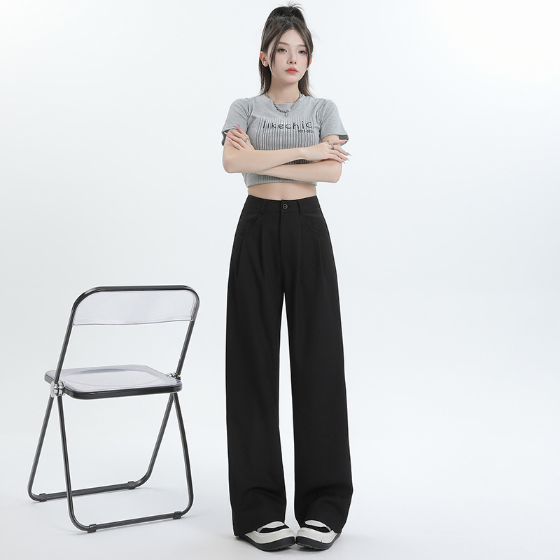 Summer Slim-fit Floor-length Straight-leg Wide-leg Sun-protection Pants photo 6