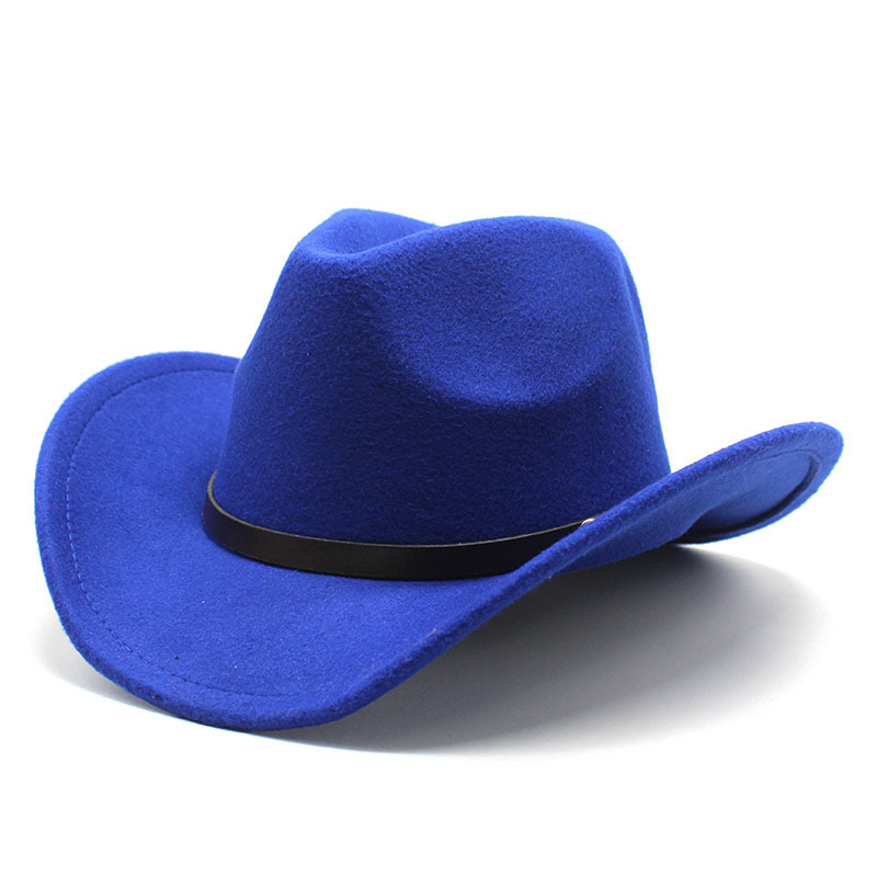 Mens And Womens Equestrian Cap With Rolled Brim Jazz-style Denim Hat photo 8