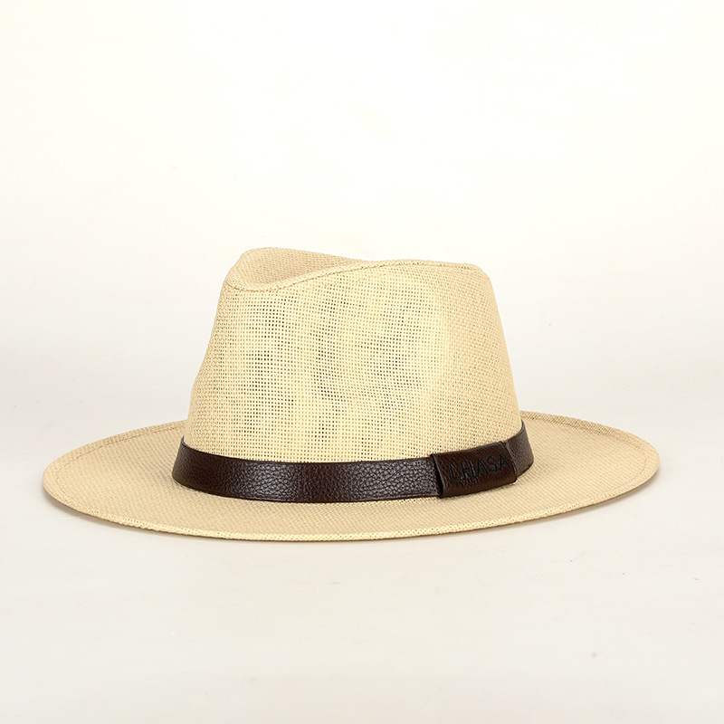 British-style Straw Sun Hat For Men Perfect For The Beach photo 5