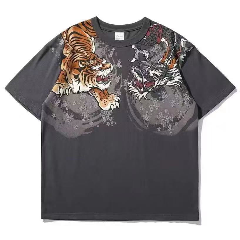 Handsome Tiger Comfortably Blending In photo 3