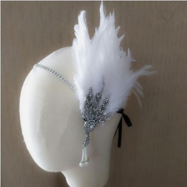 Masquerade Feather Headpiece Cross-Border Vintage Hair Band In European And American Style photo 6