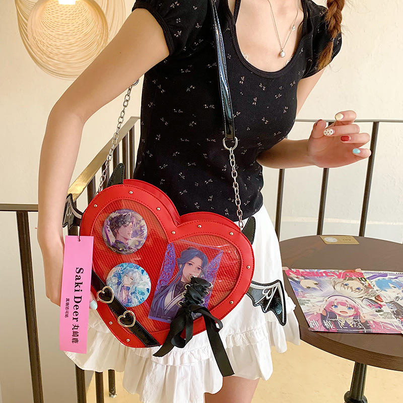 Original New Anime-style Heart-shaped Pain Bag photo 1