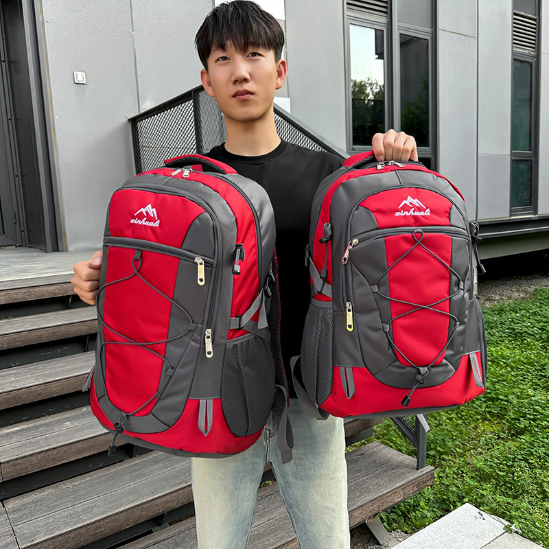 New Trendy Hiking Backpack Large-capacity Cycling Bag photo 1