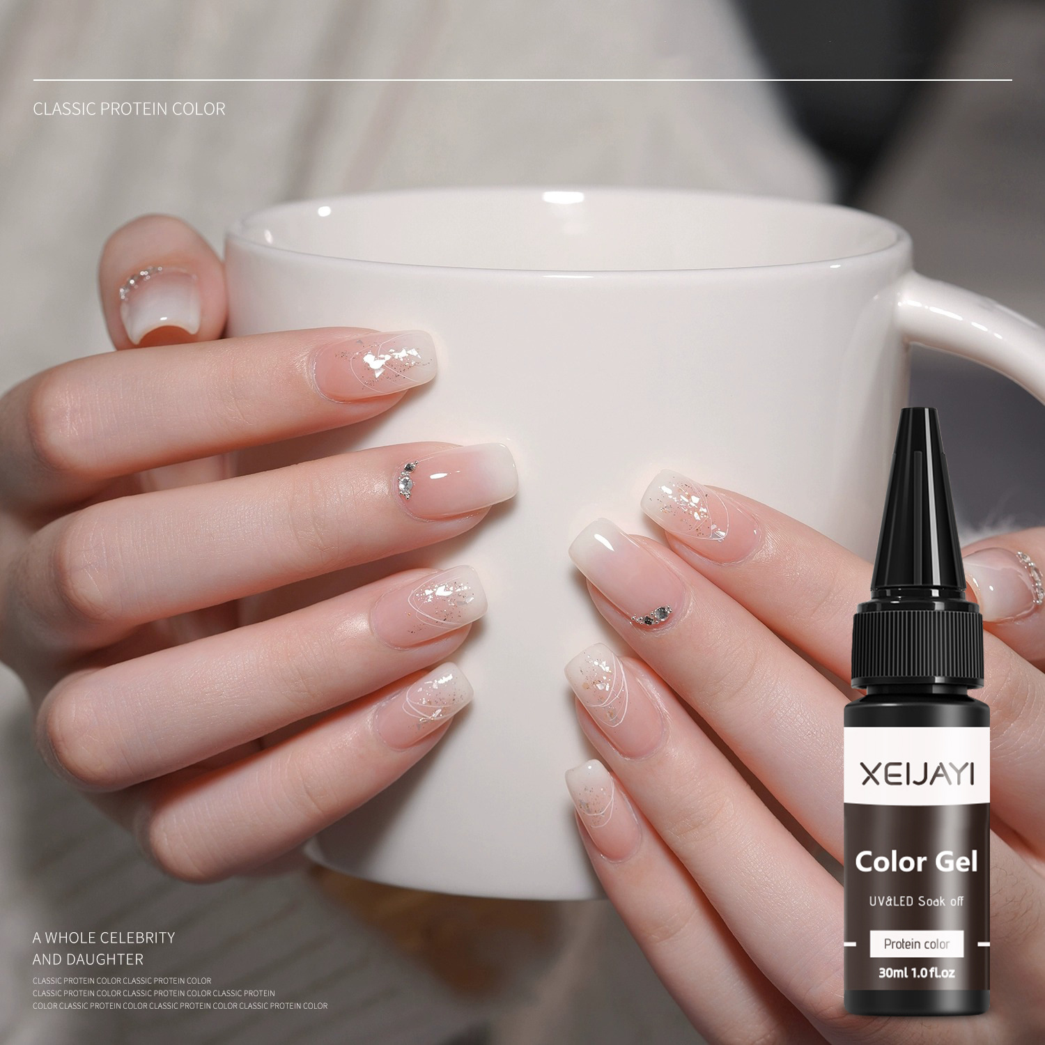 New Macaron Solid Nail Gel Polish photo 4