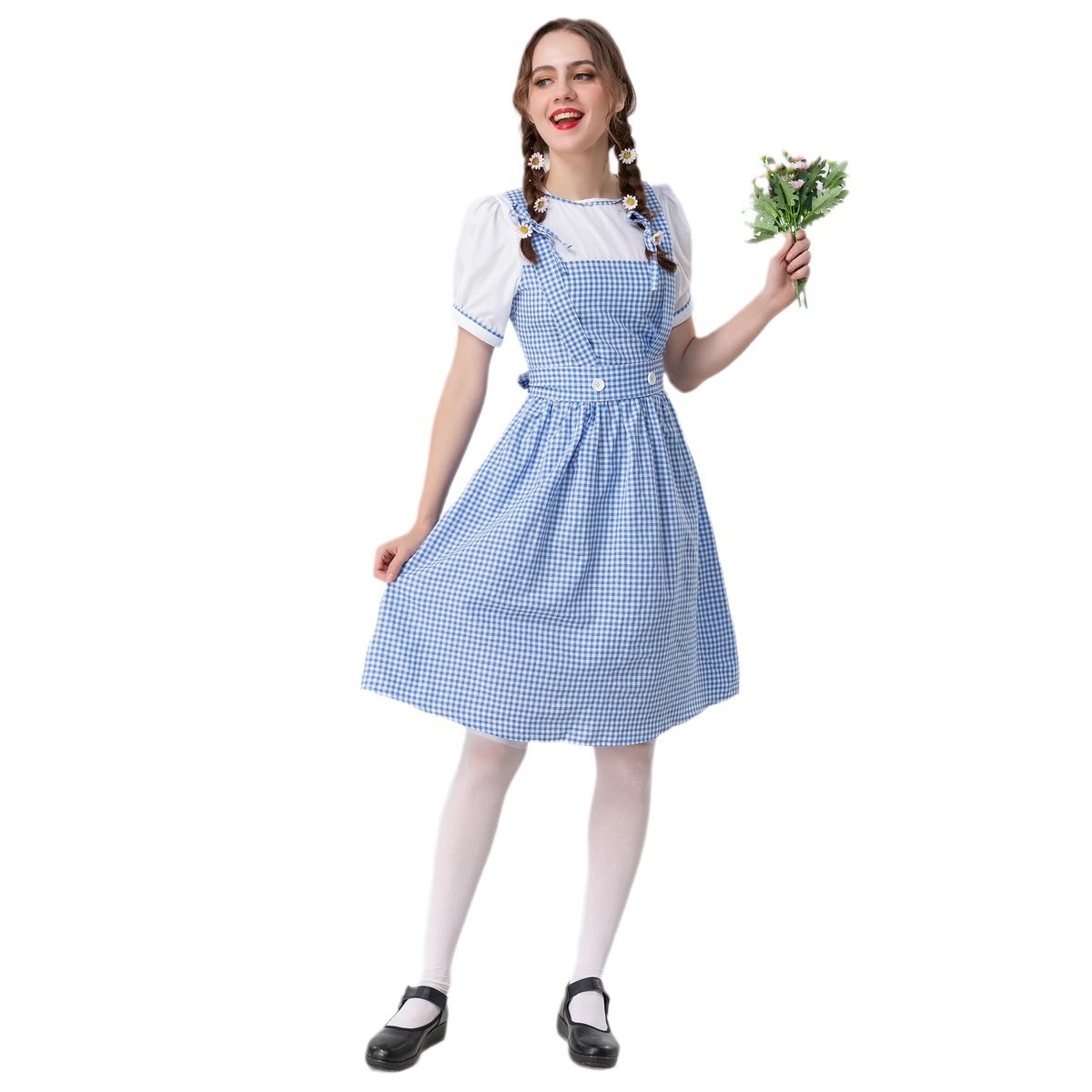 Farm Girl Blue Plaid Performance Outfit photo 5