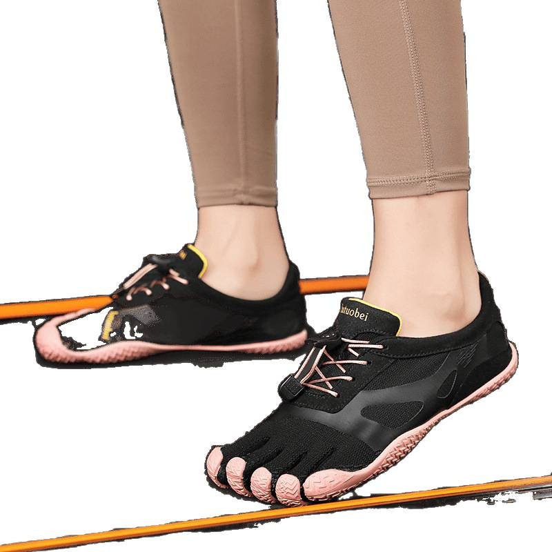FiveFingers Soft Bottom Non-slip Yoga Shoes Indoor Sports Dance Split-toe Shoes photo 4