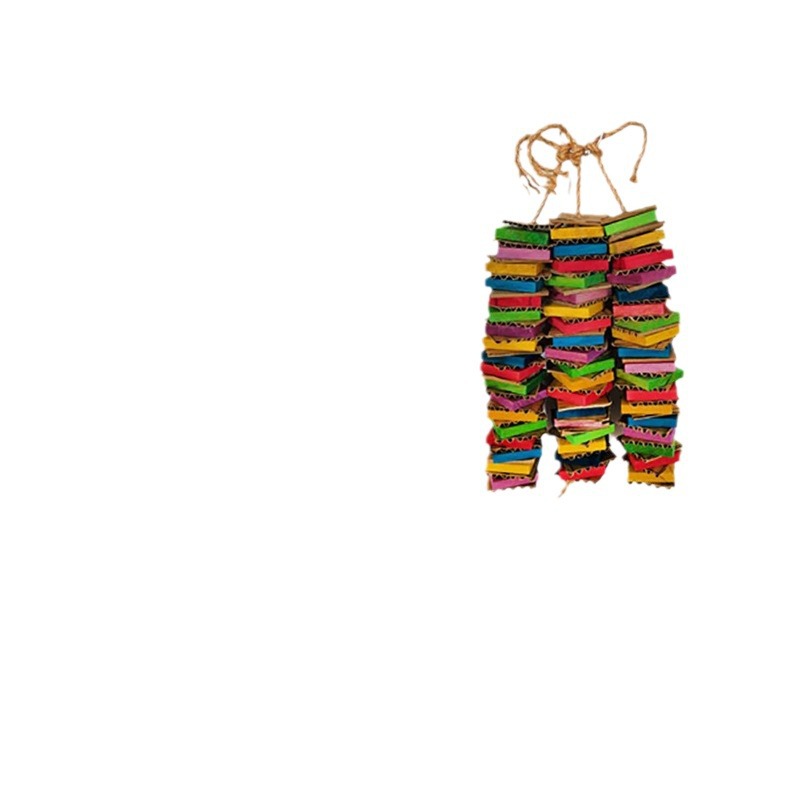 Parrot Gnawing Toy Building Blocks Destroyed photo 5