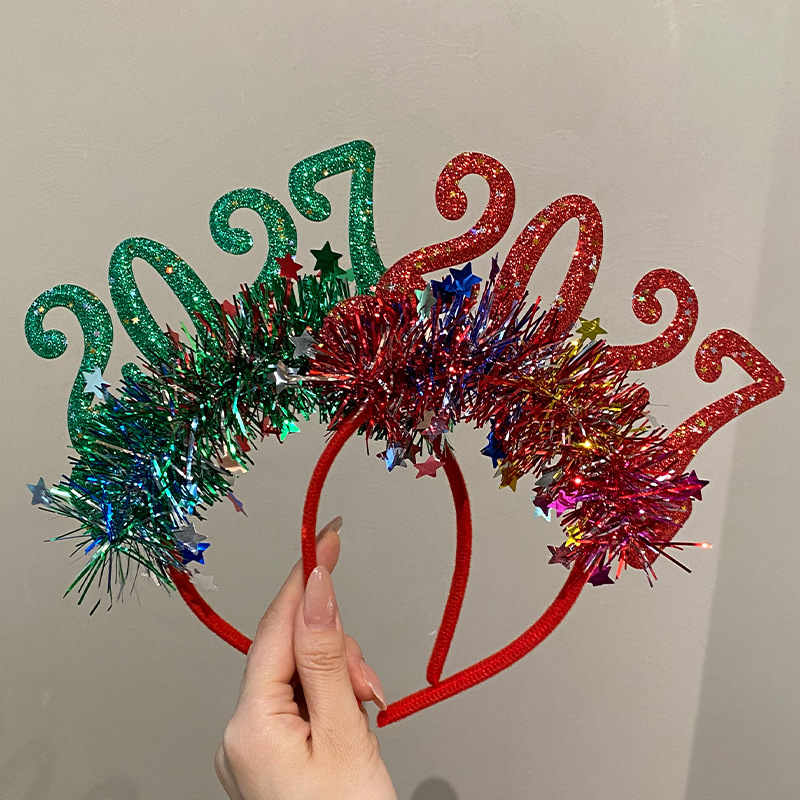 New Digital Christmas And New Years Eve Party Headband photo 8