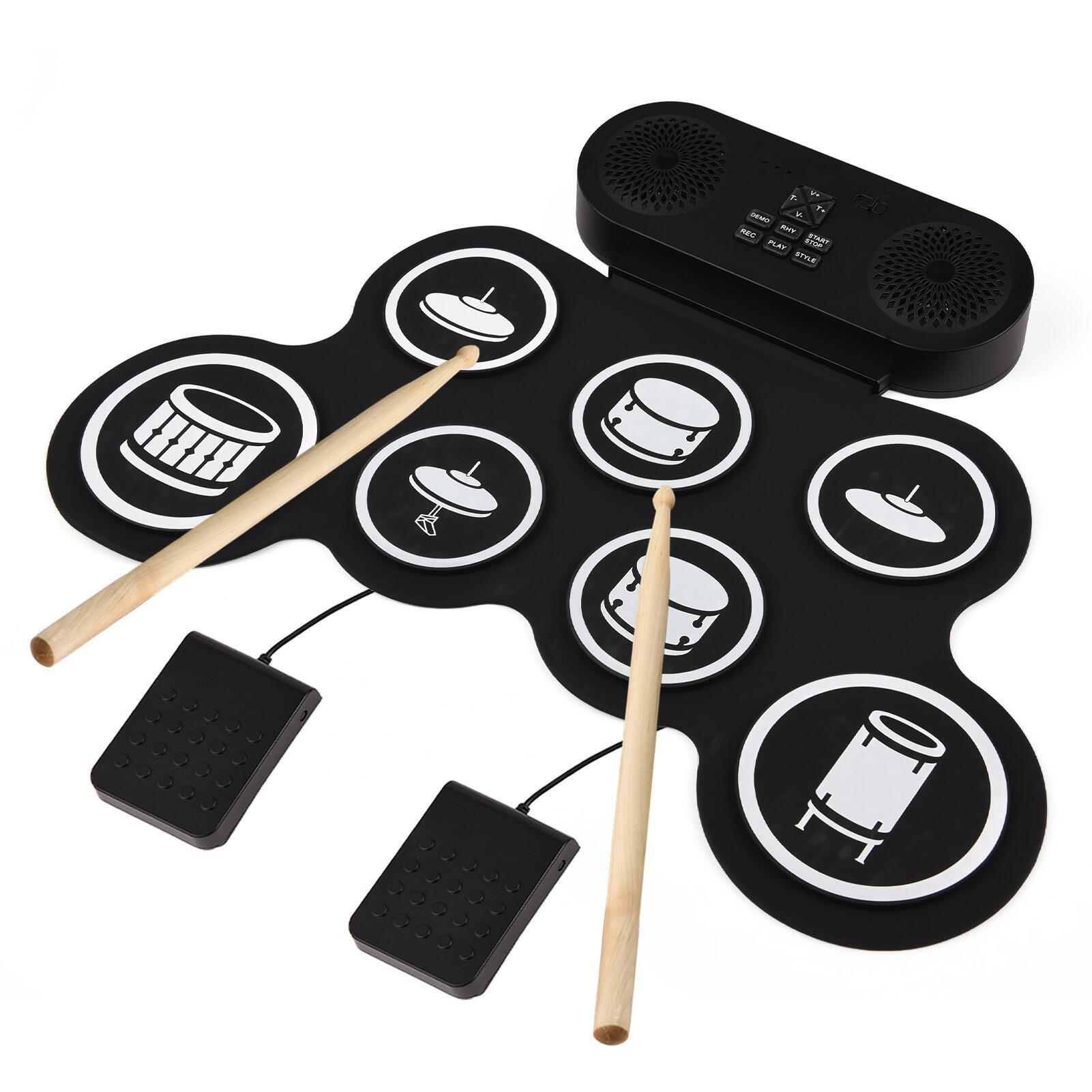 Portable Percussion Instrument Silicone Jazz Drum Set photo 5