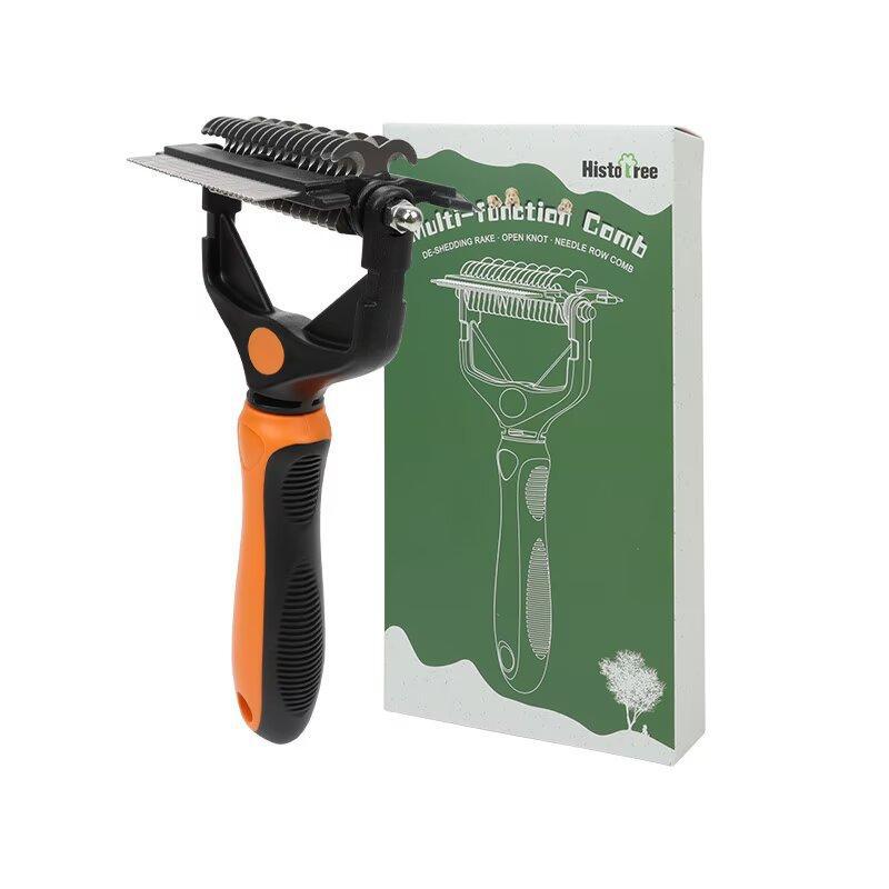 New-style Pet De-matting Comb Cat Grooming Brush photo 6
