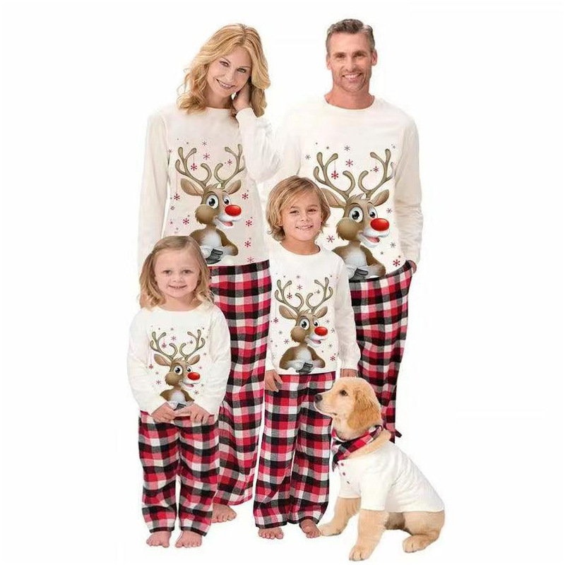 Fashionable Parent-child Sleepwear And Home Clothes Two-piece Set photo 4