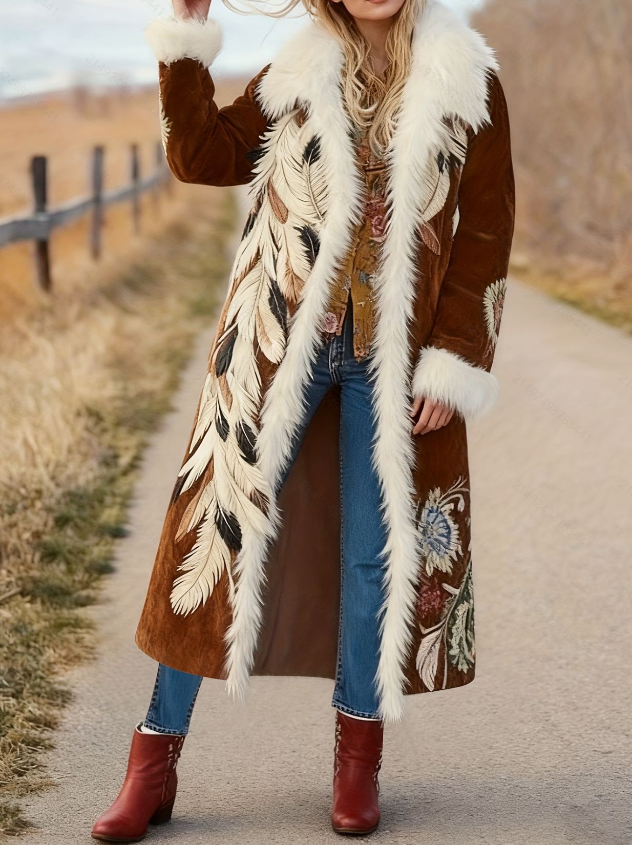 Western-style Vintage Denim Coat For Women European And American Style photo 3