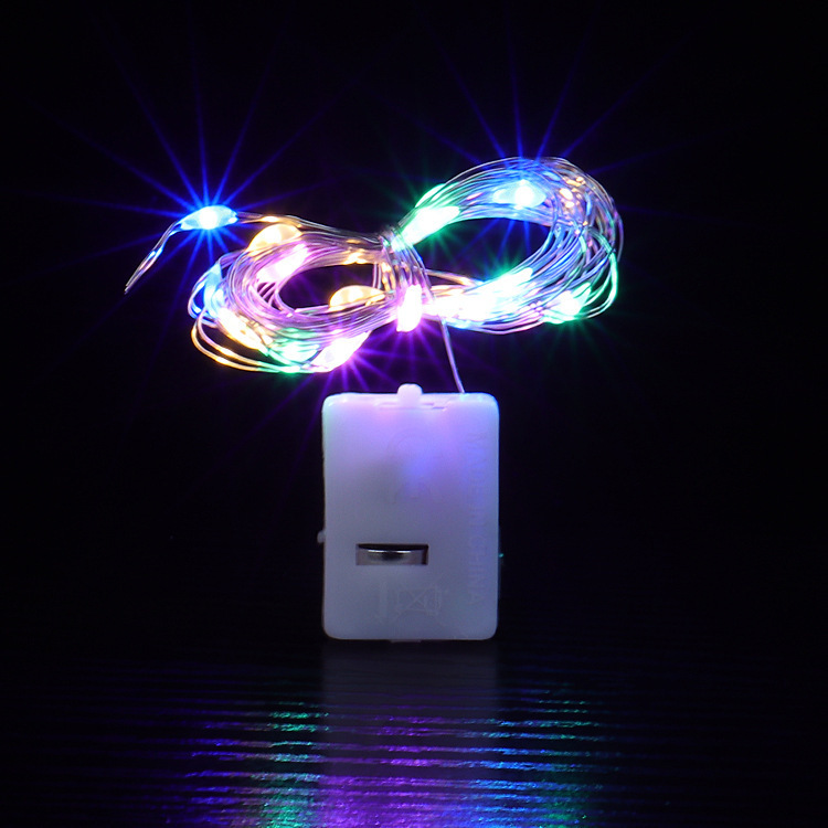 LED Small Square Box Battery-powered Colorful Ambient String Lights photo 5