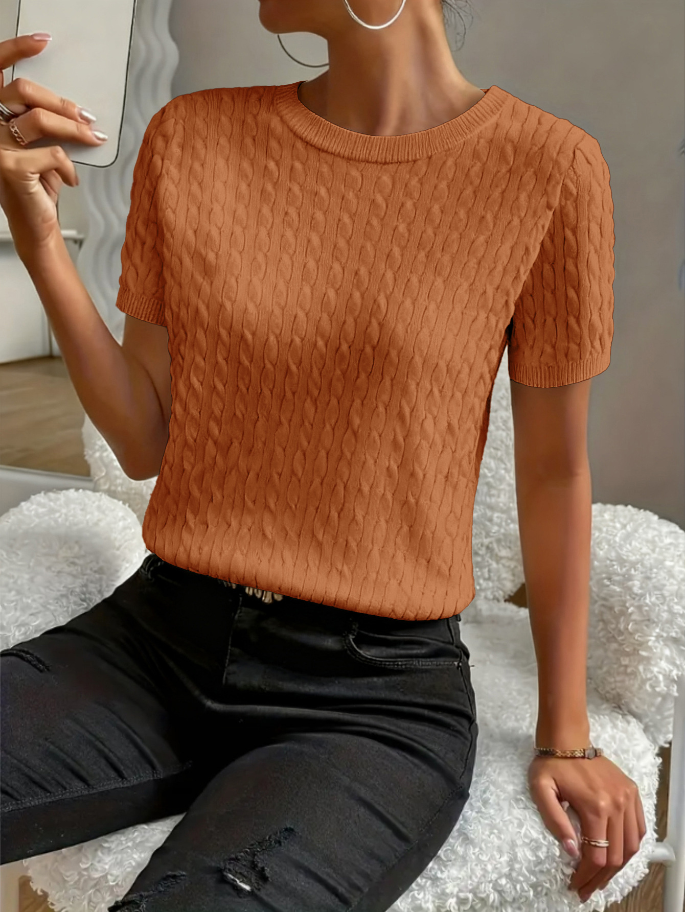 Figure-flatterin Slimming Versatile Work Top photo 5