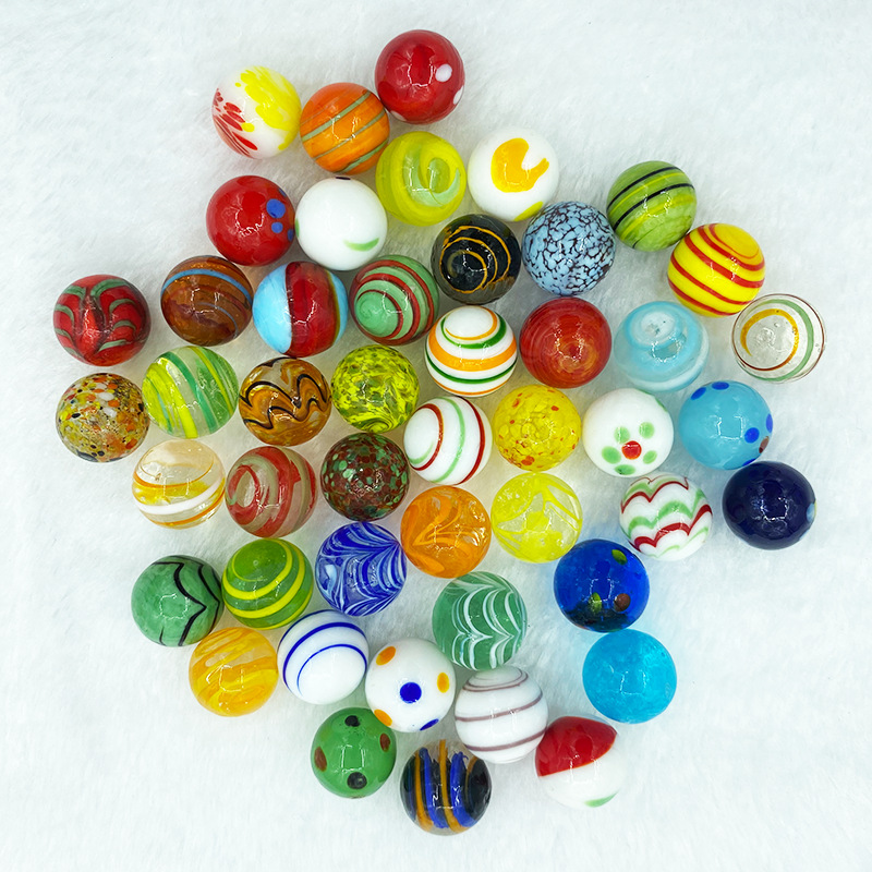 Colorful Solid Game Glass Marbles Fish Tank And Flower Pot Decoration photo 3