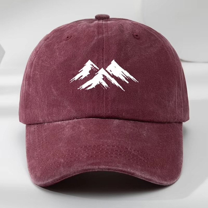 Printed Vintage Distressed Washed Mens Casual Cap photo 5