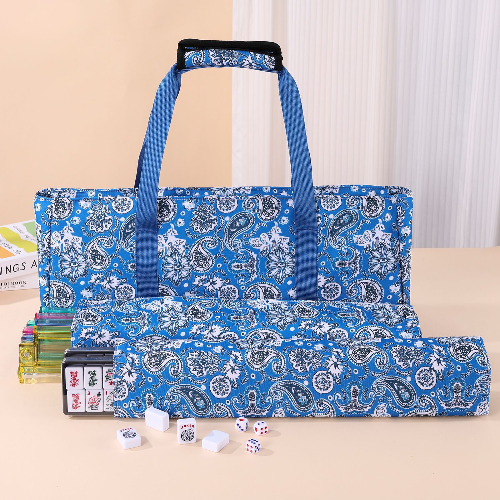 Large-Capacity Mahjong Storage Bag For Travel And Outings photo 2