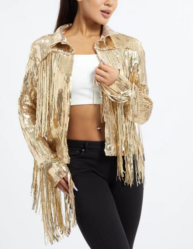 Sequin Top Same Style As The Stars For Stage Performances photo 2