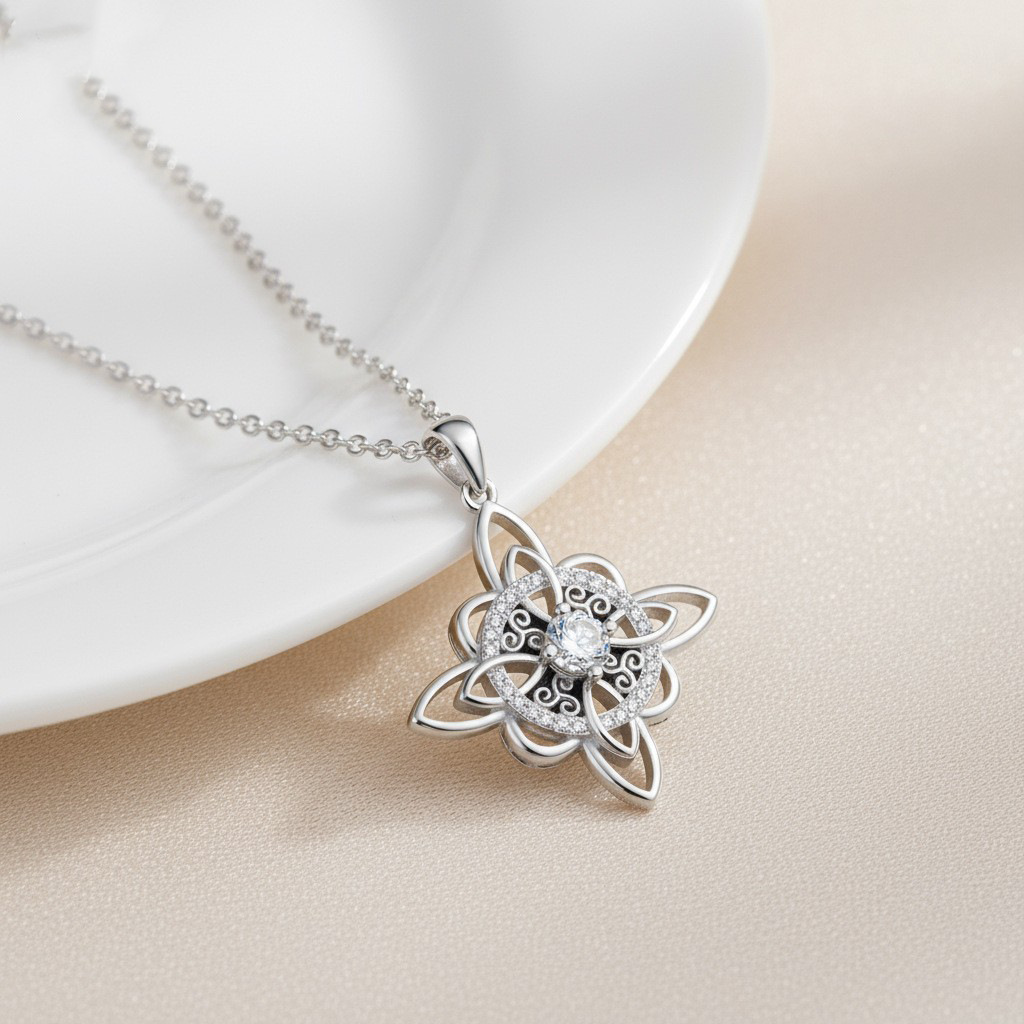 Light-luxury High-end Zircon-studded Womens Fashion Clavicle Necklace photo 1