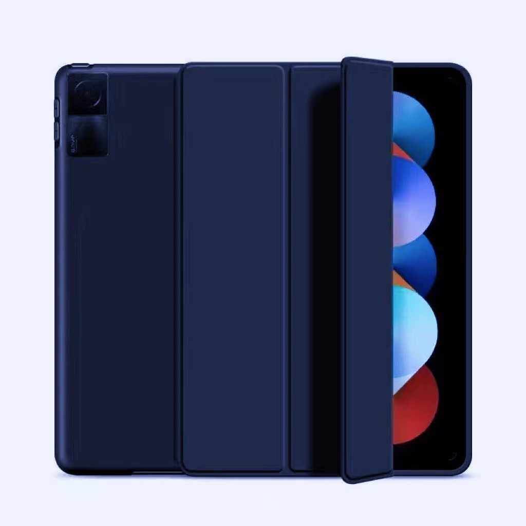 Honeycomb Three Fold Anti Drop Silicone Flat Protective Cover photo 5