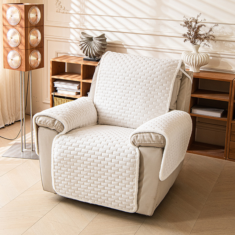 Solid-color Protective Cover For A Pet Sofa With A One-piece Design photo 5