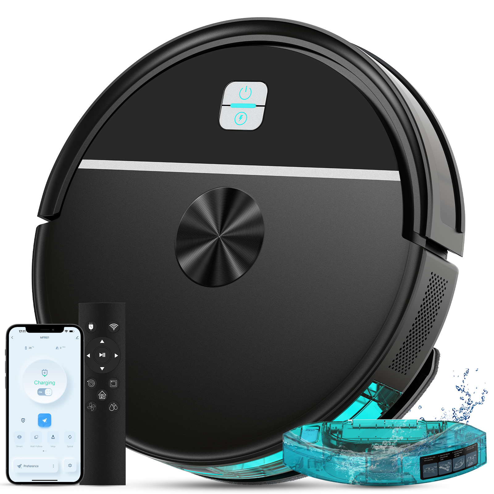 Smart Home Infrared Obstacle Avoidance And Automatic Recharging Vacuum Cleaner photo 2